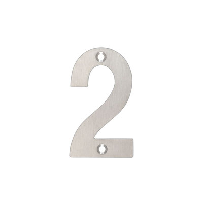 7.5cm H Stainless Steel House Number