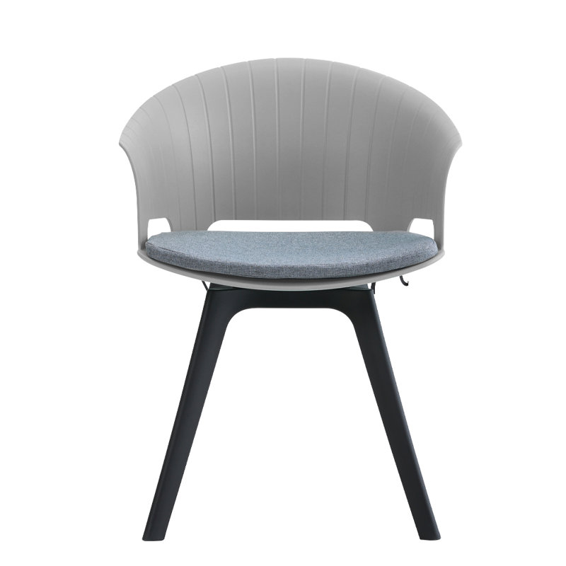 42cm H Upholstered Back Side Chair in Grey