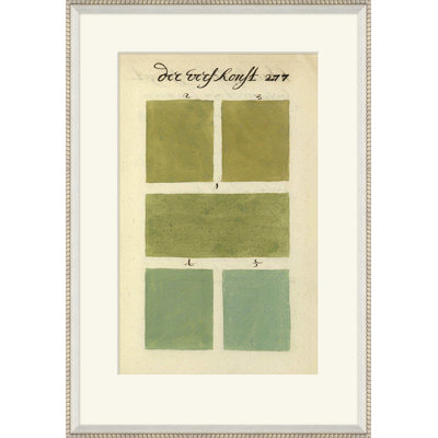 Antique Color Swatches Giclee Print by A. Boogert