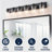 Stover Seeded Glass/Iron Modern Contemporary LED Vanity Light-1836083965-1836083953