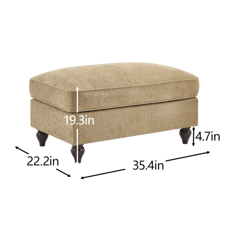 Repose-pieds en chenille, Brown