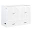Lit double pleine grandeur avec tiroirs spacieux - Économisez de l'espace dans les petits appartements. Fonctionnel et élégant. Rangez les oreillers, les vêtements, etc. Regardez. Charges incluses. Assemblage simple. L 75,1 po x l 56,7 po x H 41,3 po-1030616059-1030616056
