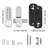 Mechanical Keyless Entry Door Lock 14 Key Mechanical Door Locks Single-Side