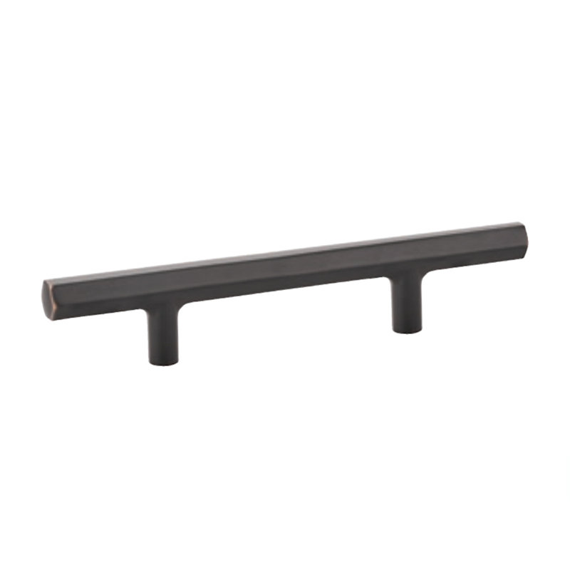 Poignée hexagonale 6 po Emtek Mod, 3 1/2", Bronze huilé