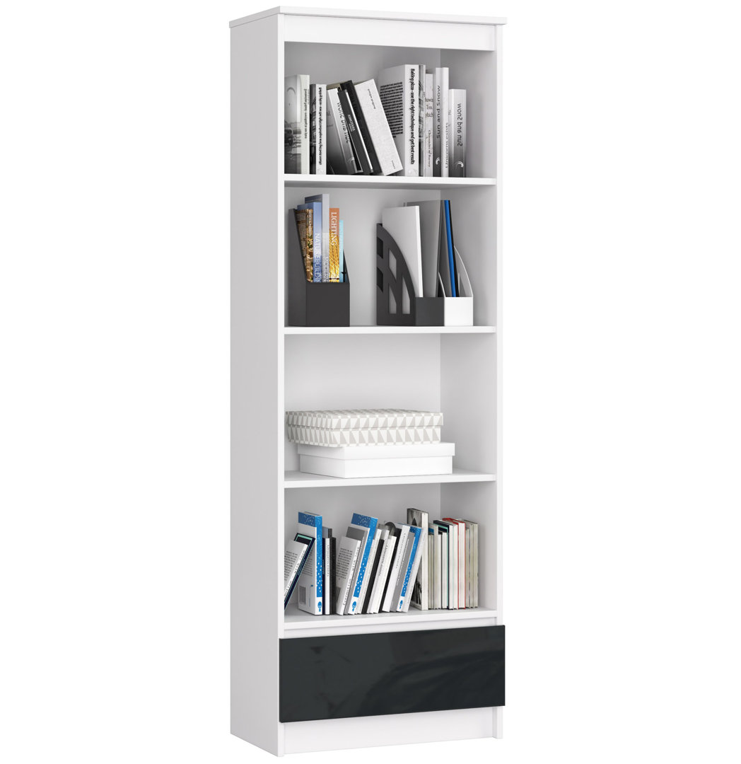 Büroregal AKORD R60 Büro-Bücherregal 60 cm Schublade 4 Ebenen