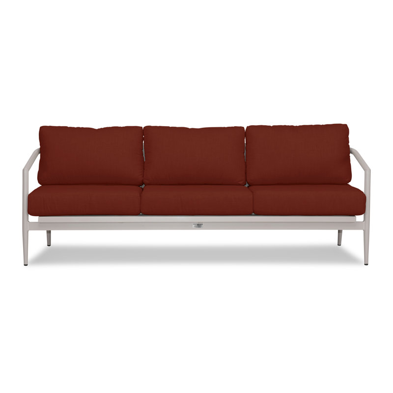 Outdoor 3 - Seat Patio Sofa, Canvas Natural Sunbrella® Canvas, Urban Stone