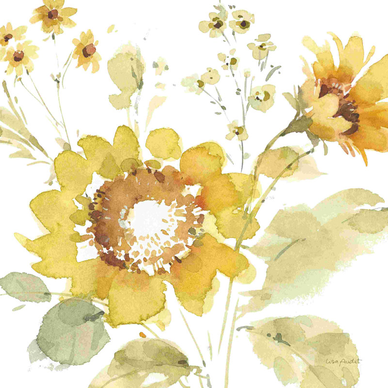 Tournesols pour toujours 04, H 20 po x l 20 po