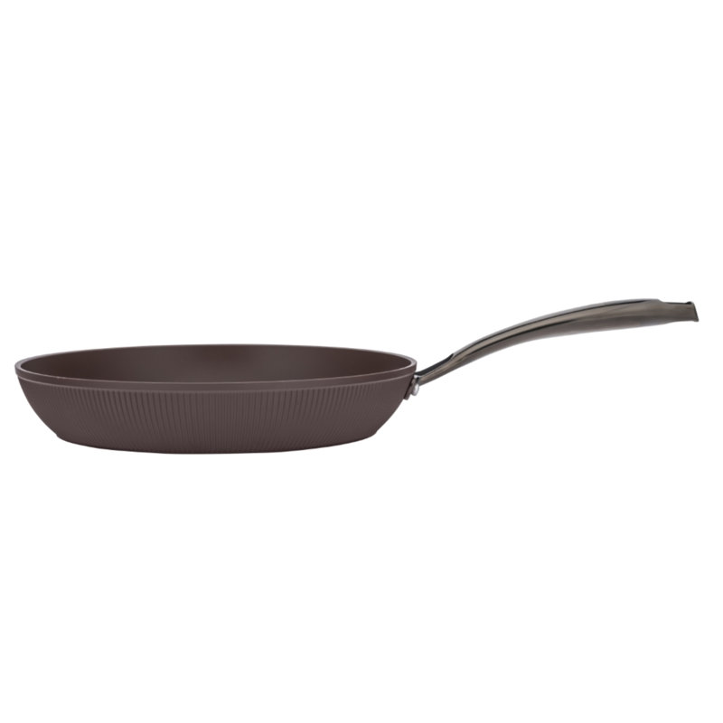 Valdinox Stripes Aluminum Non-Stick Frying Pan, 9.5cm H x 28cm W x 49.2cm D