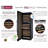 Allavino 24" Wide FlexCount II Tru-Vino 172 Bottle Dual Zone Black Left Hinge Wine Refrigerator-48685307-48685308