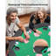 Table de poker pliable 48 po octogonale 48 joueurs Texas Holdem