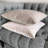 Embroidered Feather Reversible Throw Pillow