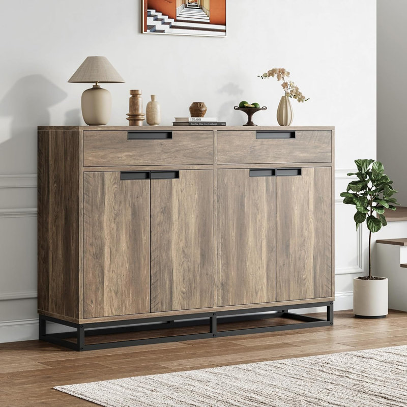 140cm Solid Wood Sideboard