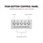 Cosmo 36 in. Lumin Collection Ducted Insert Range Hood, Button Controls, LED Lights, Permanent Filters, Stainless Steel