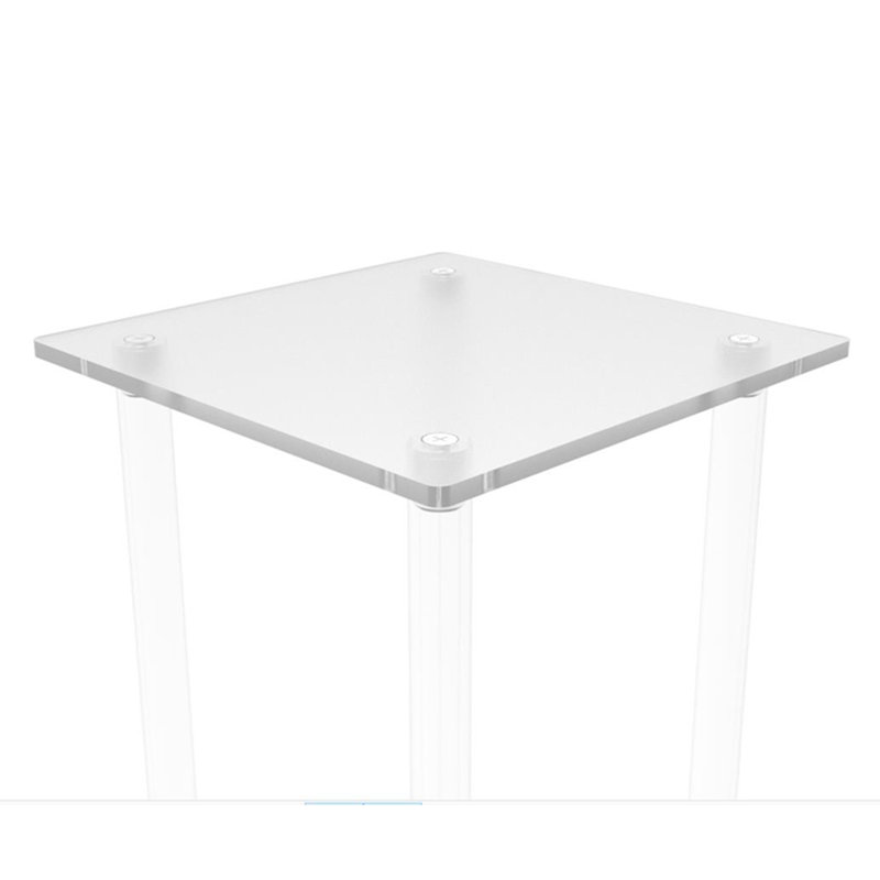 Kammeron Tall Clear Acrylic Riser Transparent Plexiglass Pedestal Table Display Podium Glorifier Riser Stand