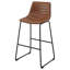 Chaise de bar rembourrée (ensemble de 2)-630885117