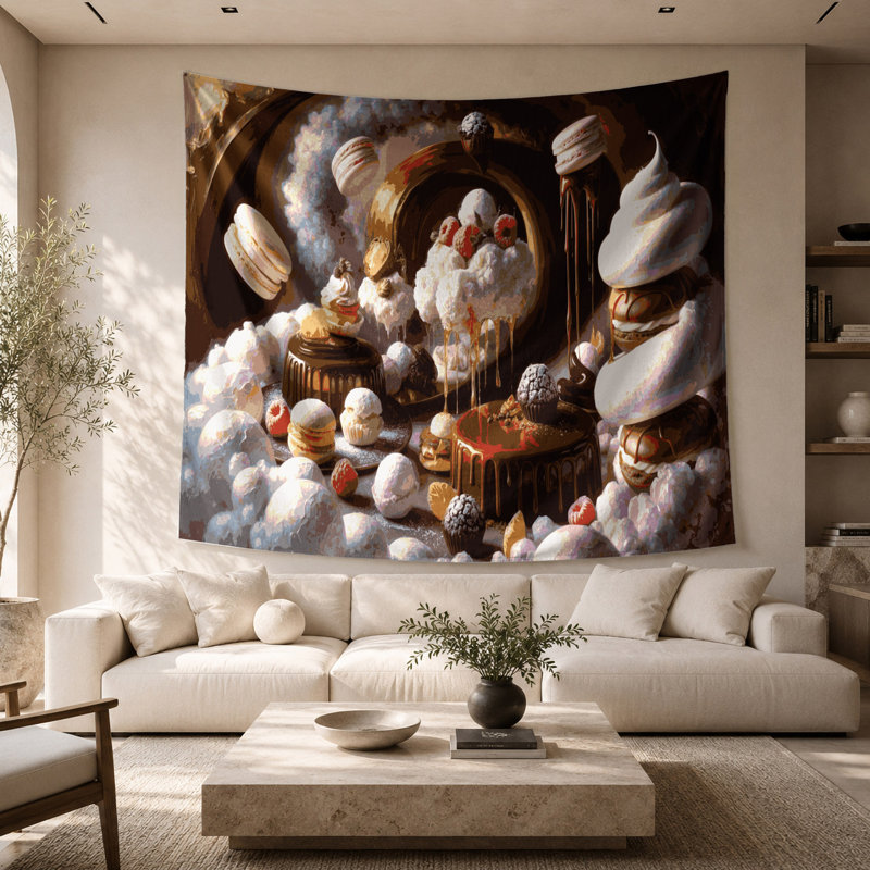 Tapisserie murale Desserts, 68 po x 80 po