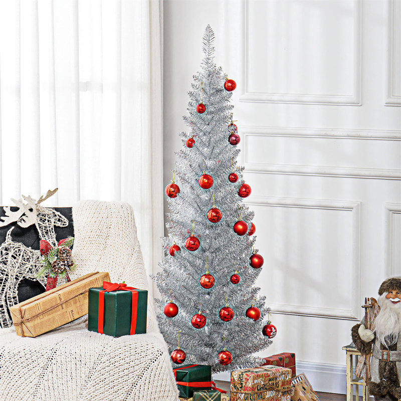 5' Artificial Pencil Christmas Tree