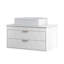 Meuble-lavabo moderne simple avec vasque en céramique