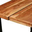 Anton Solid Wood Top Metal Base Dining Table