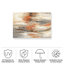 Décoration murale d'extérieur orange Aalish Golden Dust Crop-1057796105