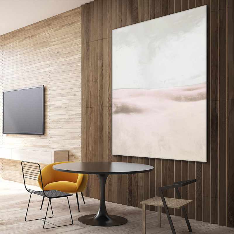 «Blush Balance I», reproduction d'art sur toile géante 54 po x 54 po, H 54 po x l 54 po x P 1,5 po