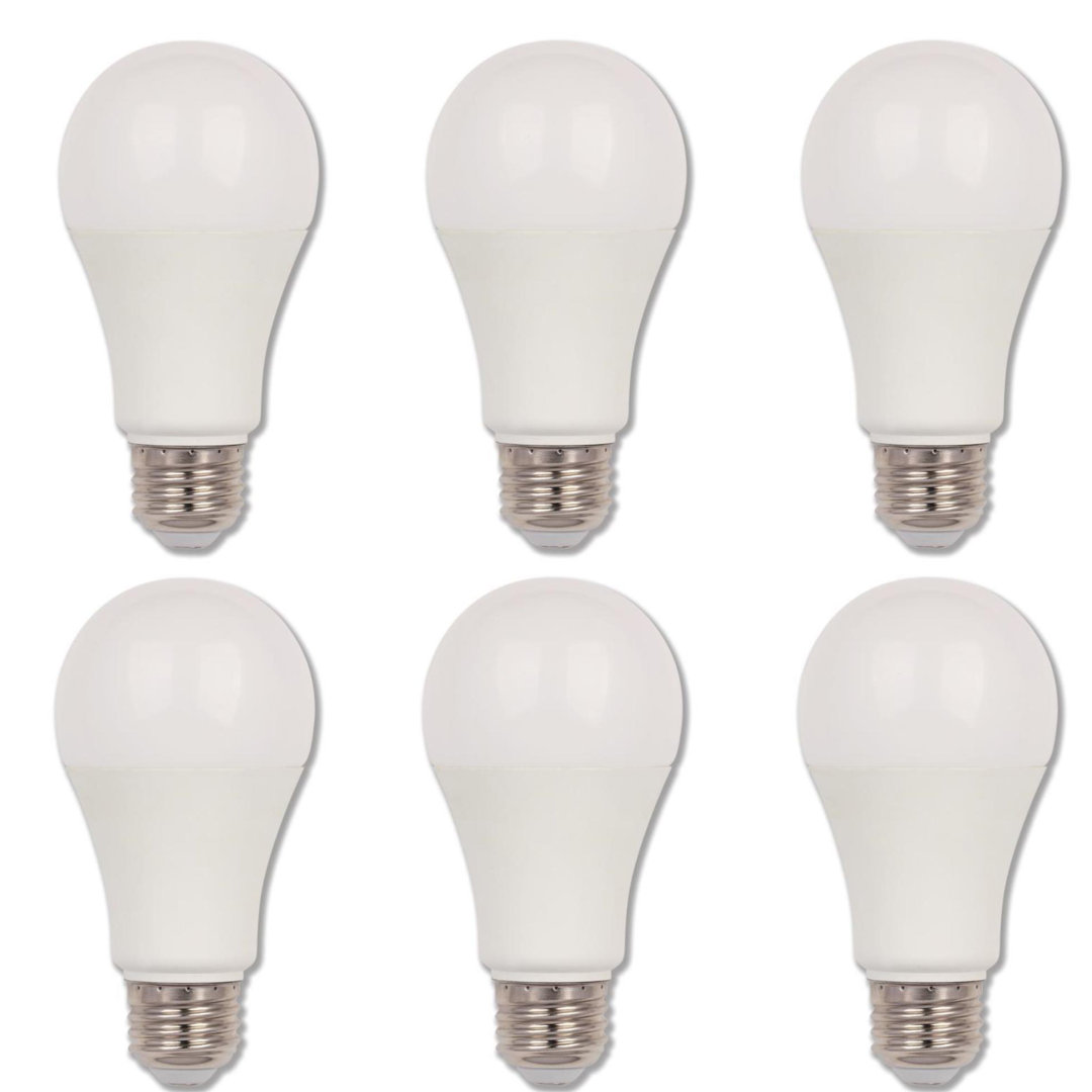 75 Watt Equivalent E26/Medium (Standard) Dimmable 3000K LED Bulb (Set of 6) Westinghouse Lighting