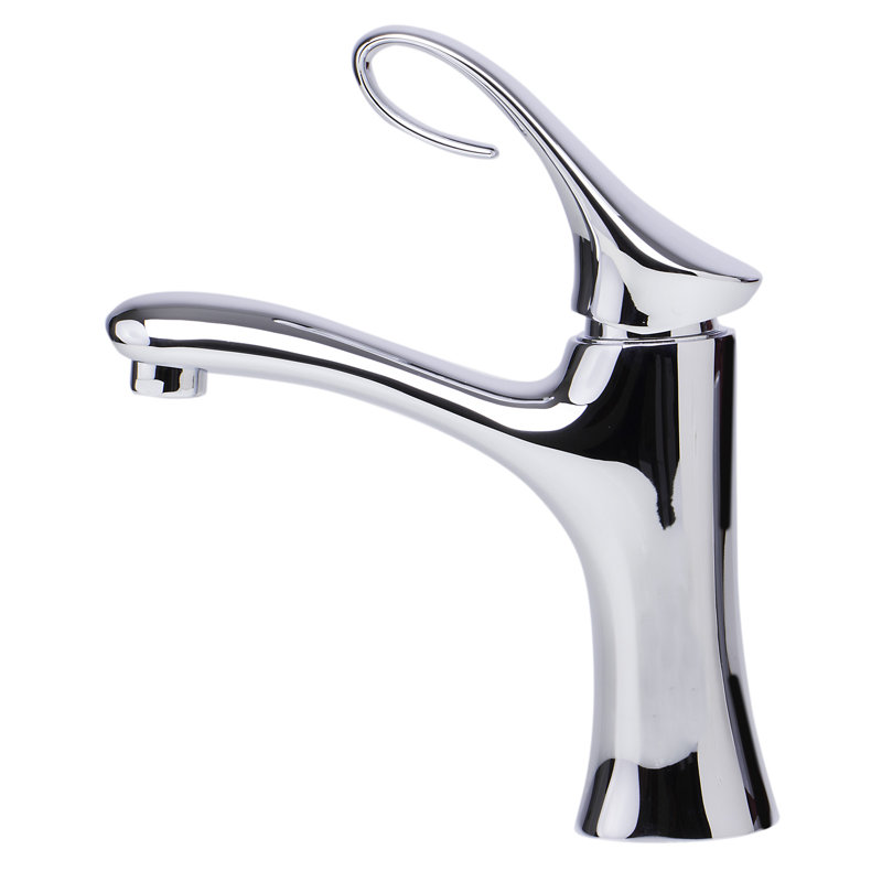 Single-Hole Single-handle Bathroom Faucet, Polished Chrome