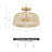 Nekoosa Rope Semi Flush Mount