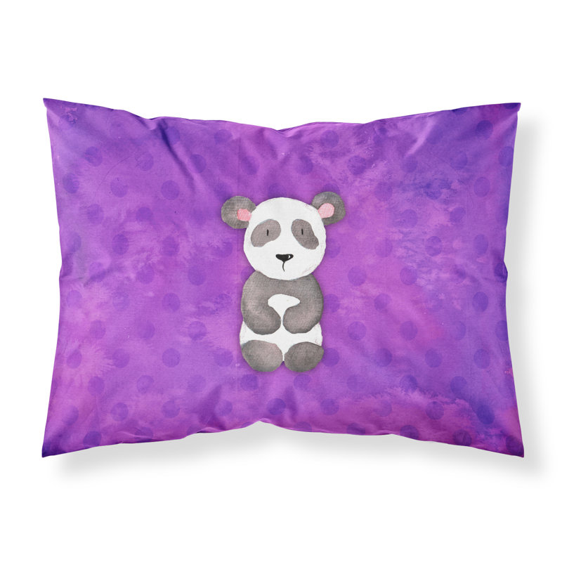 Taie d’oreiller pois polkadot panda bear