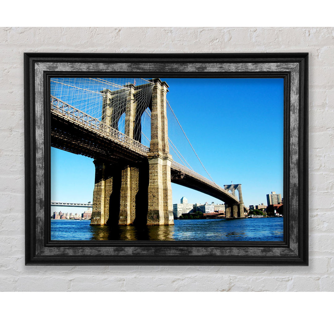 New York City Brooklyn Bridge bei Tag - Druck