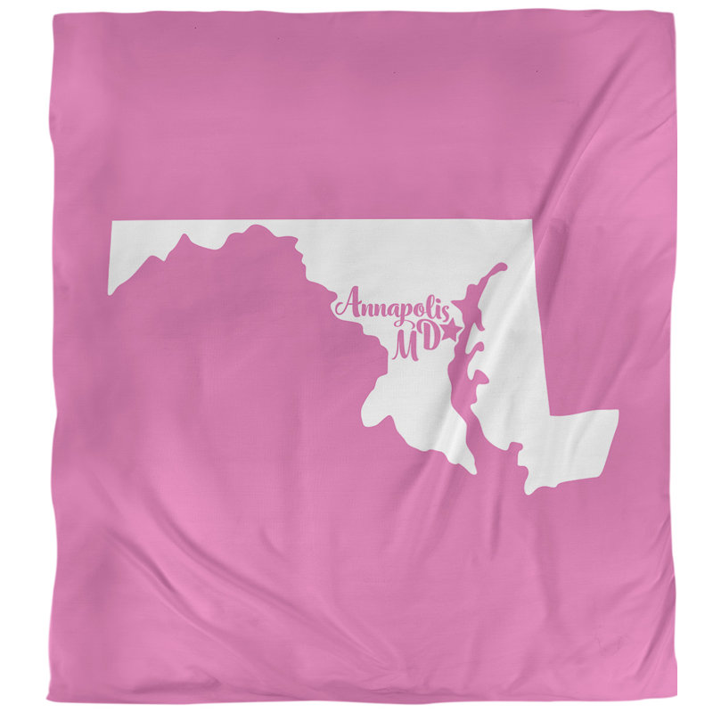 Housse de couette simple annapolis Maryland, Housse de couette pour très grand lit, Rose, Microfibre