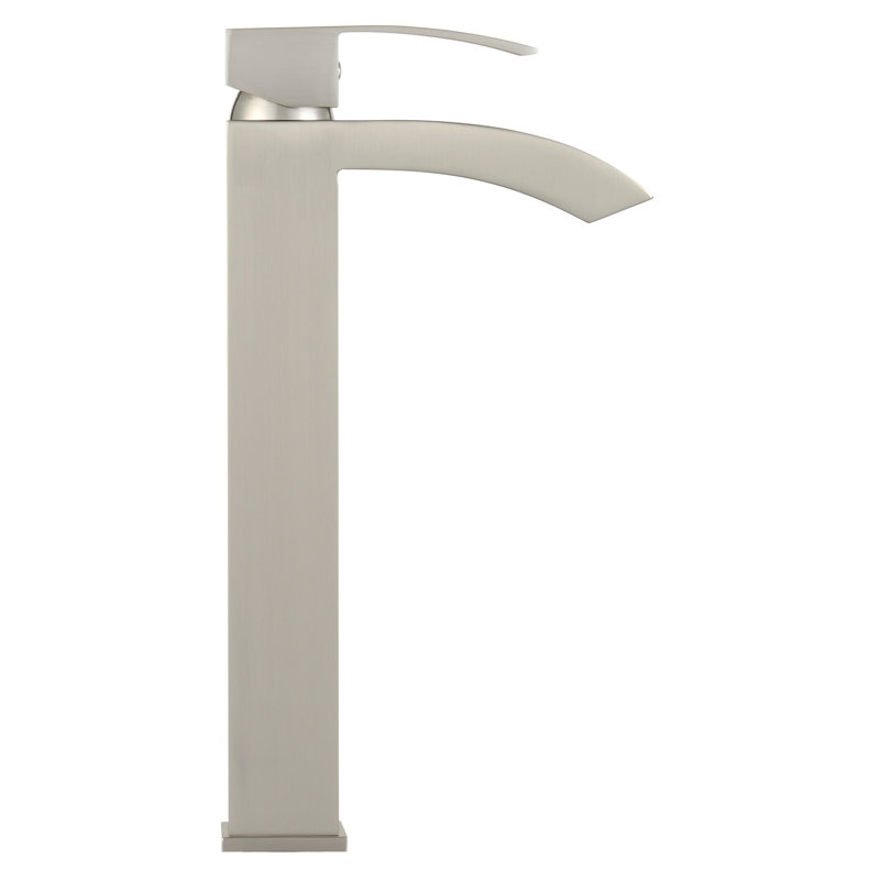 Robinet de lavabo vasque Marella, Nickel brossé