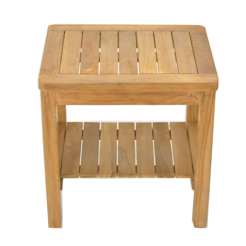 Banc de douche l 24 po teck Whitaker
