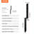 Stellweilan Tessberg Black Metal Mounting Hardware