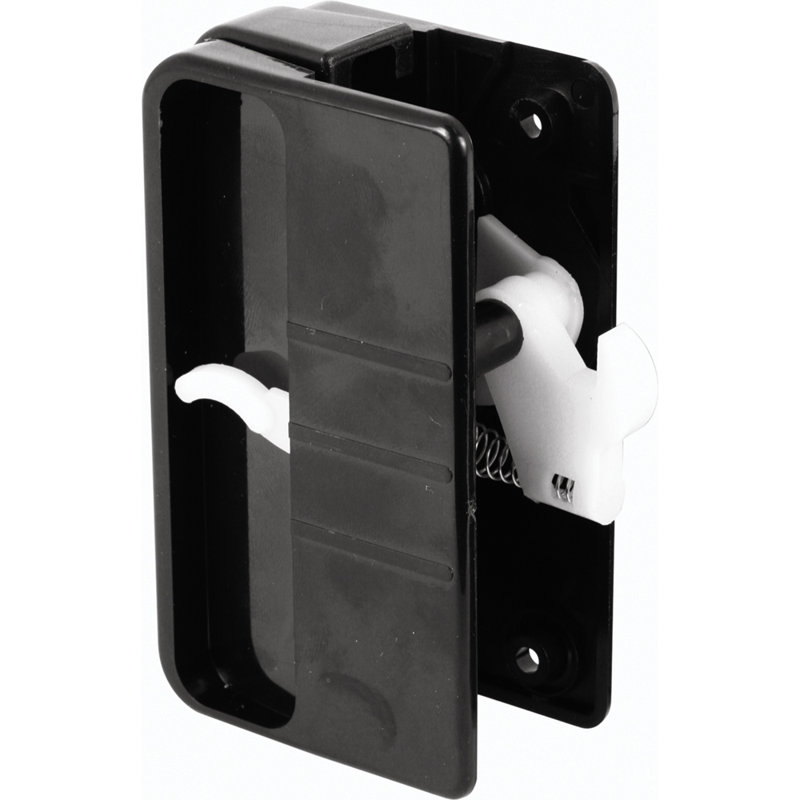 Black Plastic Sliding Screen Door Handle, for Anjac Doors (Single Pack)
