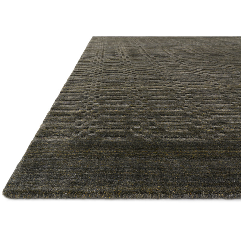 Tapis brun à motif géométrique Tejada, Rectangle 5 pi 6 po x 8 pi 6 po