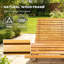 Chaise berçante en bois, chaise berçante d'extérieur