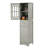 Grey Freestanding Bathroom Cabinetry - Board With Adjustable Shelf, Drawer, And Doors Doors, Shelf-888780029