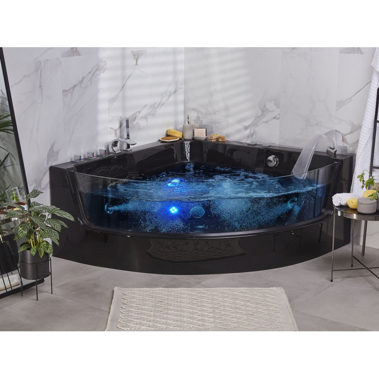 Sistrunk 190mm x 135mm Corner Acrylic Bathtub with Tap