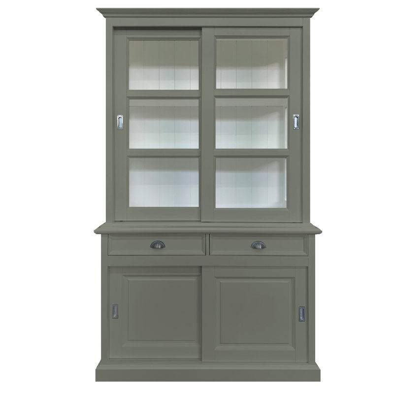 Babetta Display Cabinet, Concrete Grey