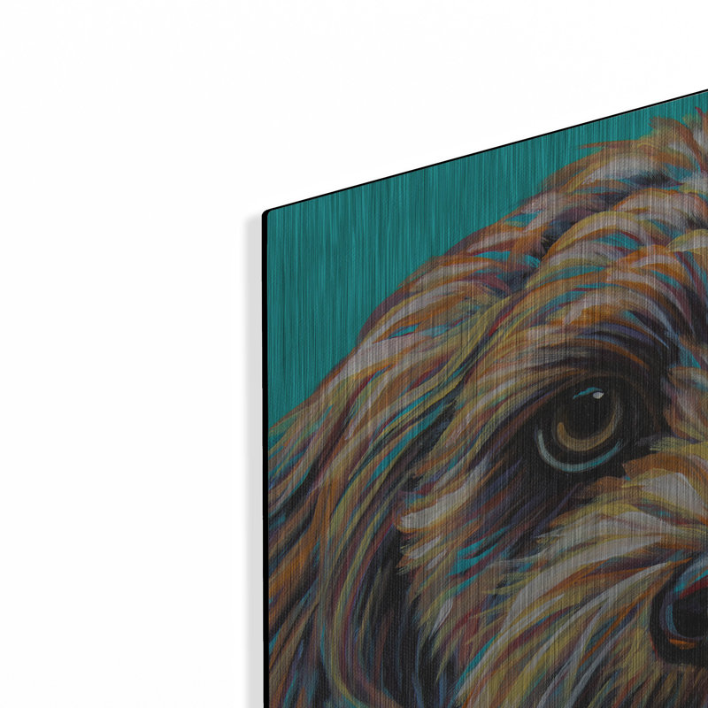 «Blue Doodle Brother 2» par Carolee Vitaletti, H 24 po x l 24 po