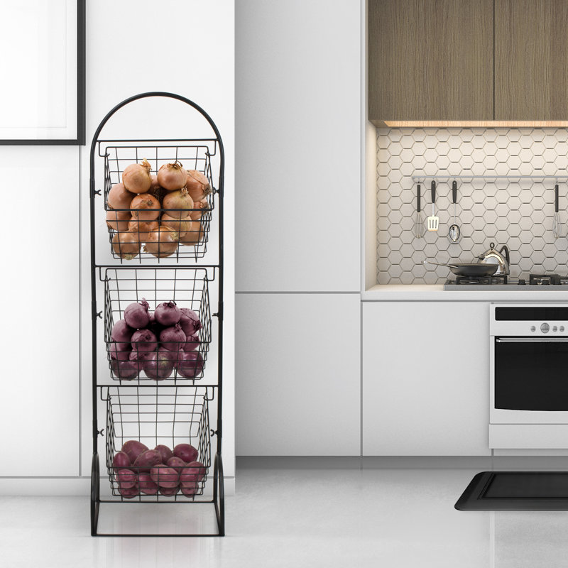 3 Tier Basket Rack