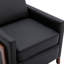 Fauteuil inclinable en cuir synthétique avec dossier réglable