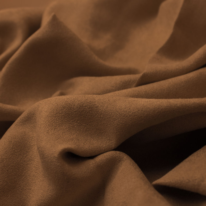Tissu classique suède Vail, Fauve
