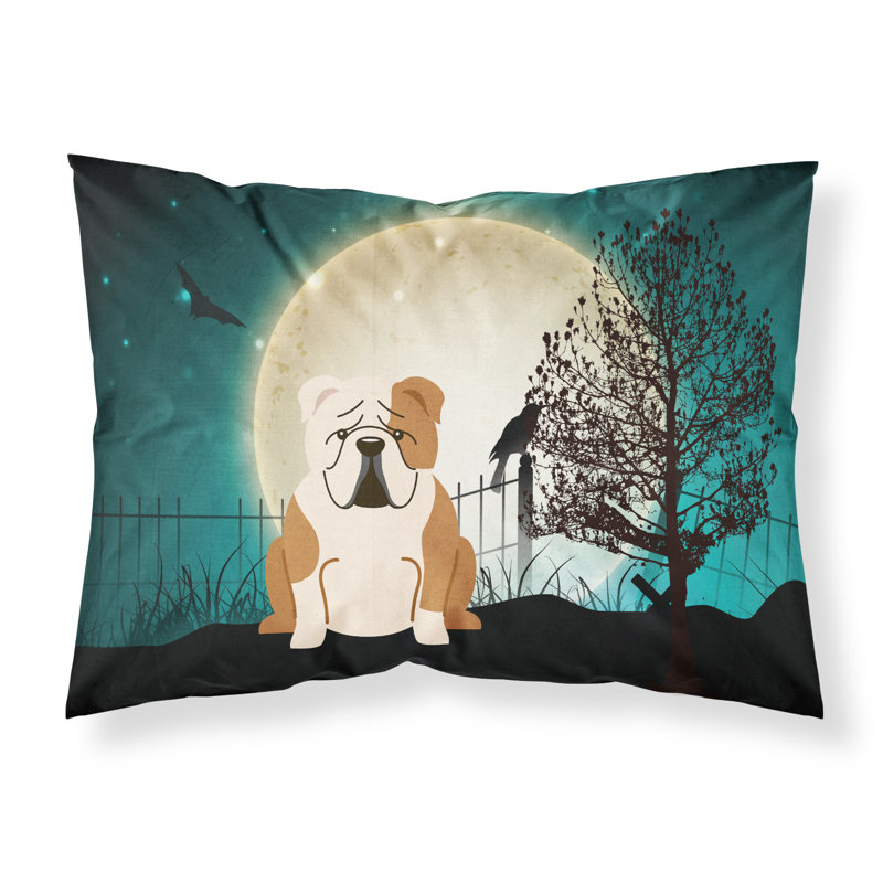 Microfiber, White English Bulldog Fawn