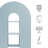 Daydream 58" Arched Bookshelf -114022650