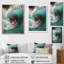 «Red Green Wave», impression sur toile-95894425-95894420