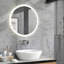 Nappanee Glass Flat Vanity Mirror-952887846