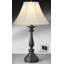 Lampe de table 28 po avec port USB Carico
