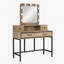 Meuble-lavabo lumineux 39,37 "avec miroir Hollywood